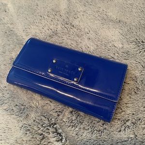 **SOLD** Kate Spade blue wallet